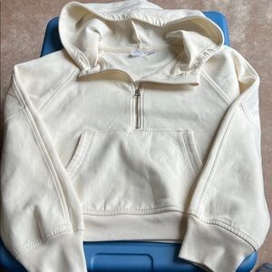 Gap Fast Scuba Ivory Frost Size L 10 Half-Zip Hoodie EUC
Very soft